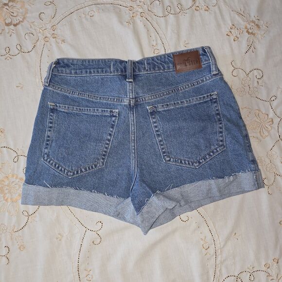 New Hollister-Ultra High-Rise Mom Short 3"-Women's Sz 6, Blue Y2KK - Picture 2 of 2